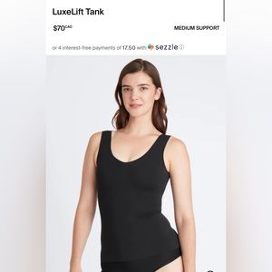 Knix luxe lift tank - NWOT *please note -bra pads removed and not included*